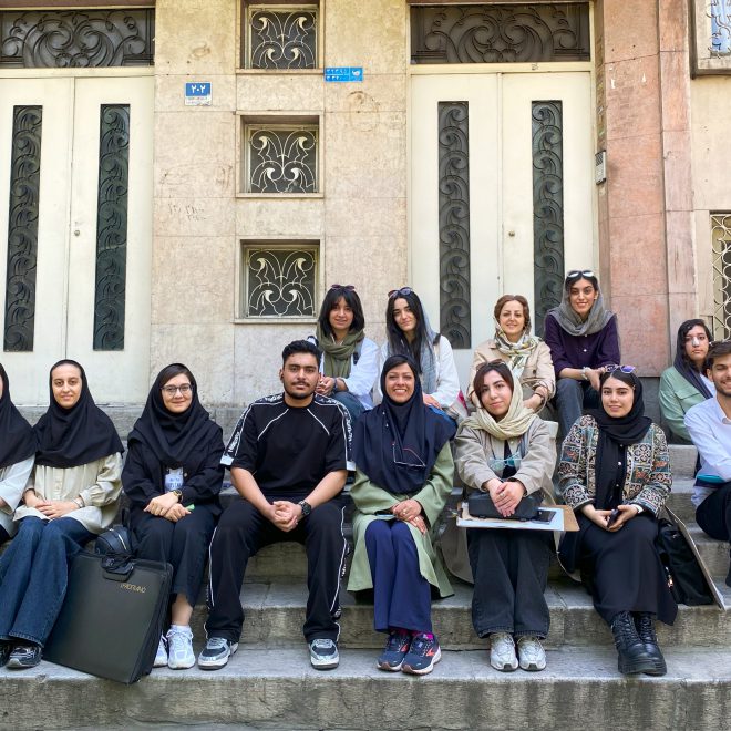 بازدید دانشجویان معماری پارس از بلوار کشاورز