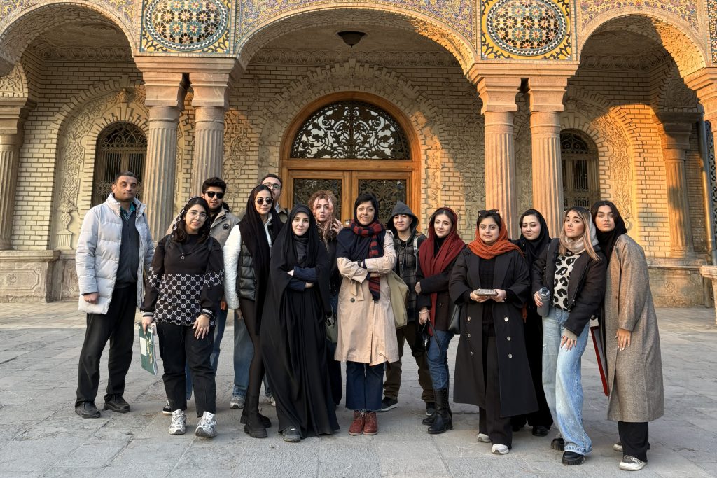 بازدید دانشجویان پارس از مجموعه تاریخی کاخ گلستان